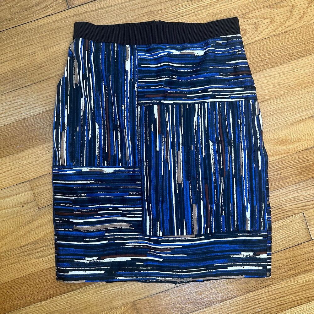 Ann Taylor Artsy Pencil Knee Length Skirt Size O Petite